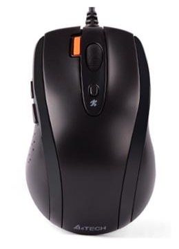 A4 Tech Wired V-Track Mouse USB Black, 1.5M Cable (N-70FX)