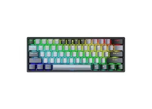 Aula F3261 RGB Hot Swap Blue Switch Wired Mechanical Gaming Keyboard (Black Gray)
