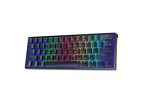Aula F3261 RGB Hot Swap Blue Switch Wired Mechanical Gaming Keyboard (Black)