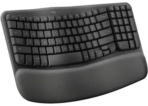 Logitech Wave Keys Easy-Switch Wireless Ergonomic Keyboard