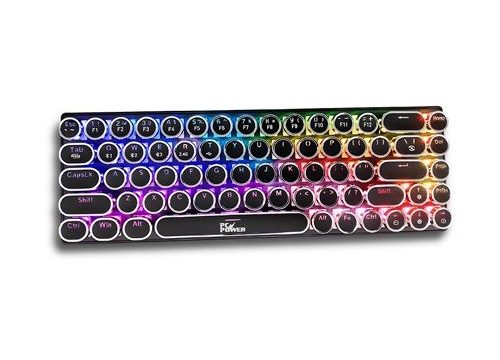 PC POWER PUNK MINI TRI-MODE RGB MECHANICAL KEYBOARD (RED SWITCH) #PM68