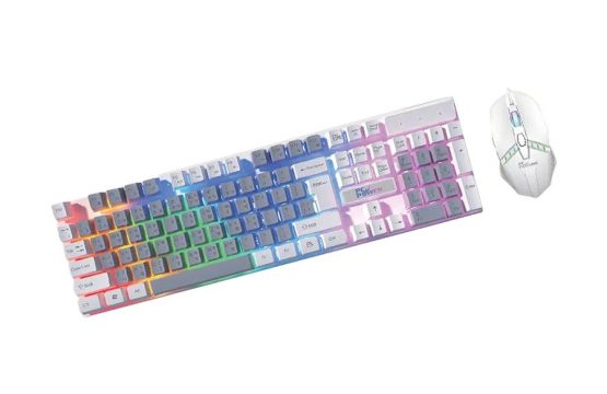 PC Power KMO2G Wired Keyboard & Mouse Gaming Combo