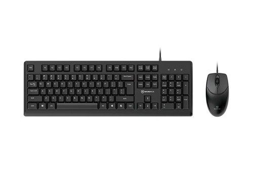Micropack KM-2005 Black Wired Keyboard & Mouse Combo with Bangla