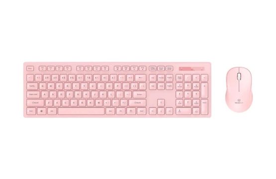 Micropack KM-237W Pink Wireless Keyboard & Mouse Combo