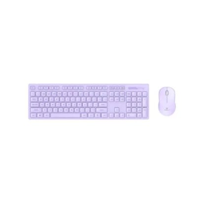 Micropack KM-237W Purple Wireless Keyboard & Mouse Combo