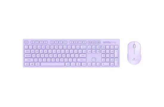 Micropack KM-237W Purple Wireless Keyboard & Mouse Combo