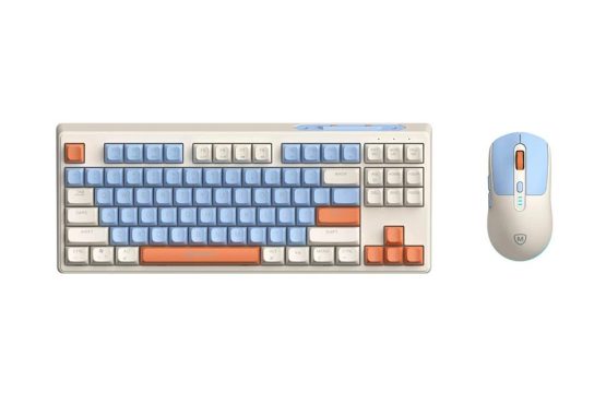 Micropack KM-269W Blue Wireless Keyboard & Mouse Combo