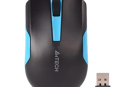 A4TECH G3-200200N Black & Blue Wireless Mouse