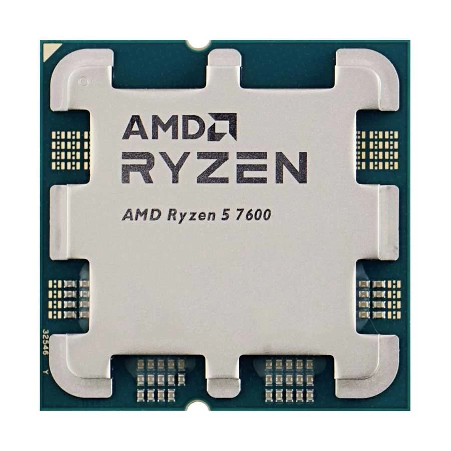 AMD Ryzen 5 7600 3.8GHz-5.1GHz 6 Core 38MB Cache AM5 Socket Processor
