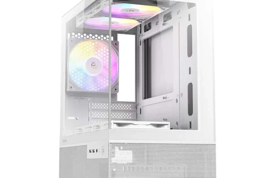 Antec CX200M RGB Elite Mini Tower White (Tempered Glass Window) Micro-ATX Gaming Desktop Case