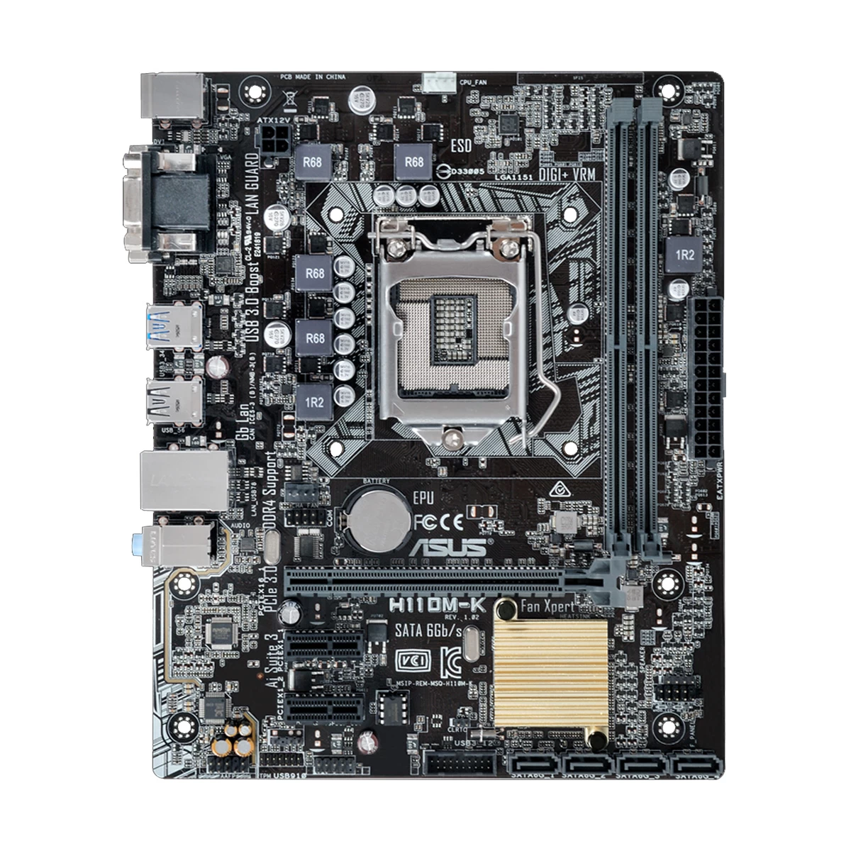 Asus H110M-K Intel Motherboard