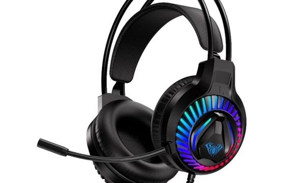 Aula S605 Wired Double Port Black Over-Ear Gaming Headphone