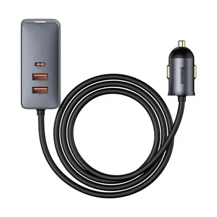 Baseus Share Together CCBT-A0G Dual USB & Dual USB-C 60W Car Fast Charger