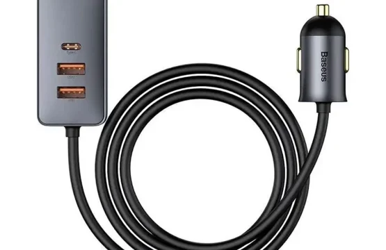 Baseus Share Together CCBT-A0G Dual USB & Dual USB-C 60W Car Fast Charger