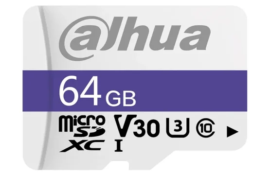 Dahua C100 64GB MicroSDXC UHS-I U3 Class 10 V30 Memory Card Without Adapter