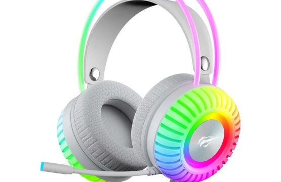 Havit Gamenote H2046U Wired White-Grey RGB Gaming Headphone