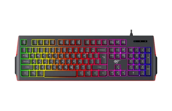 Havit KB866L USB Multi-Function Backlit Black Keyboard