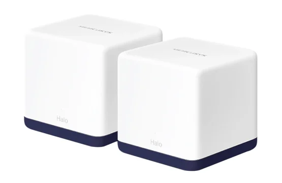Mercusys HALO H50G AC1900 Mbps Gigabit Dual-Band Wi-Fi 5 Mesh Router (2-Pack)