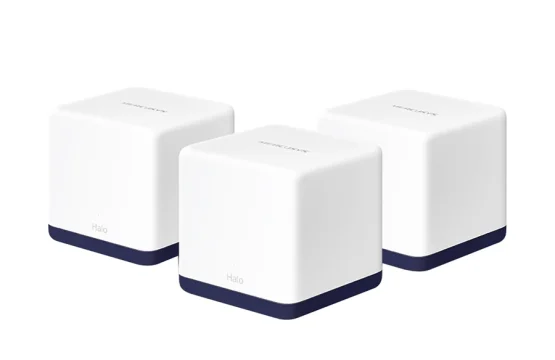Mercusys HALO H50G AC1900 Mbps Gigabit Dual-Band Wi-Fi 5 Mesh Router (3-Pack)