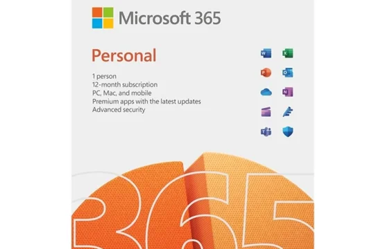 Microsoft 365 Personal English APAC EM Subscription 1 User 1 Year Medialess