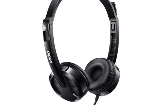 Rapoo H100 Black Wired Stereo Headphone