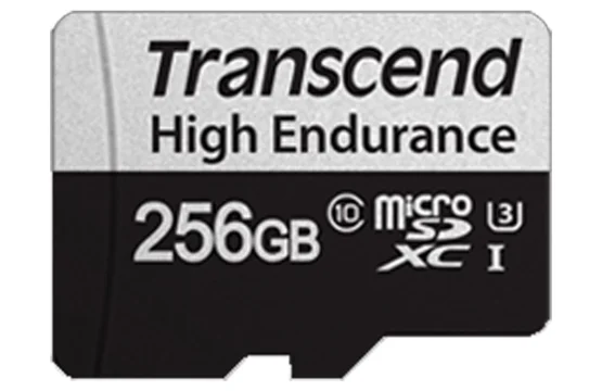 Transcend microSDXC 350V 256GB Micro SDXC Class 10 UHS-I U1 Memory Card