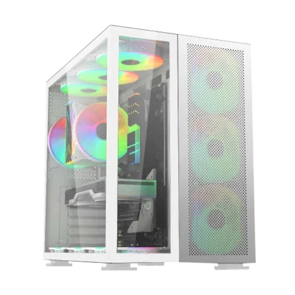Value Top T5 Full Tower E-ATX White Gaming Desktop Casing