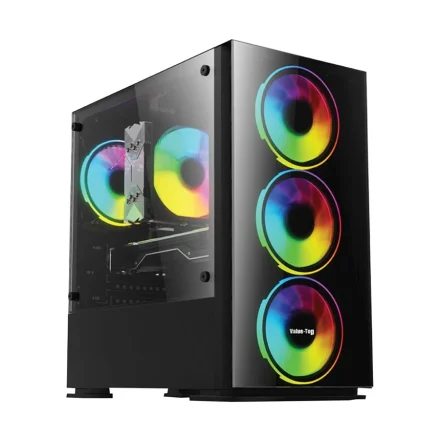 Value Top VT-M200-W Mid Tower Micro-ATX White Desktop Casing with Standard PSU