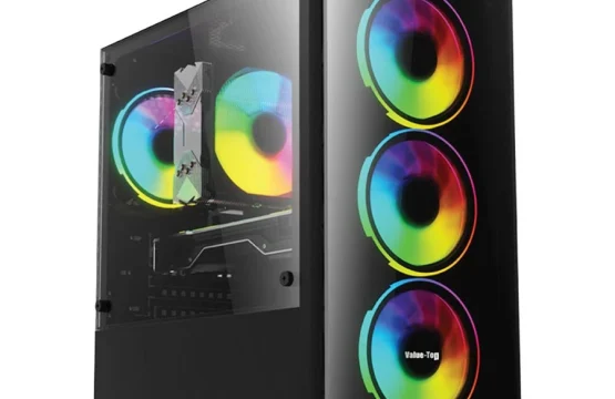 Value Top VT-M200-W Mid Tower Micro-ATX White Desktop Casing with Standard PSU