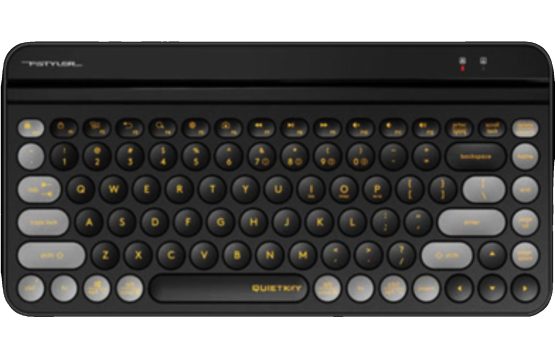 A4Tech FBK30 Fstyler BlackCurrant Quiet Key Multimode Mini Wireless Keyboard