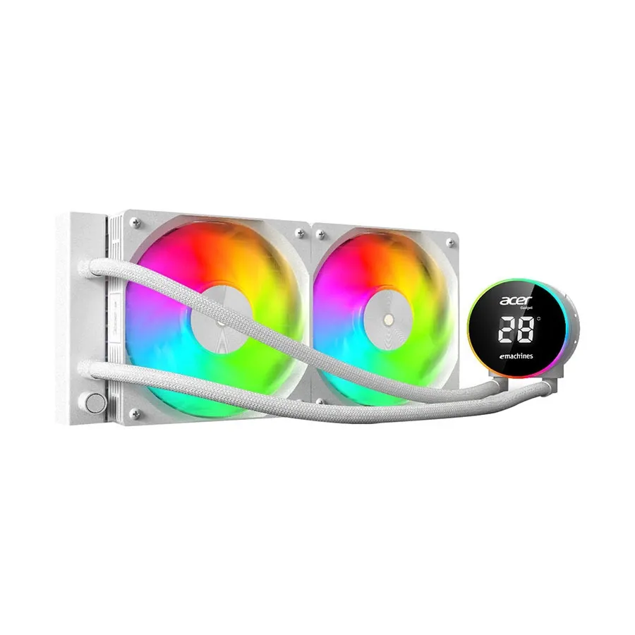 Acer AC240YNW ARGB 240mm AIO White Liquid CPU Cooler
