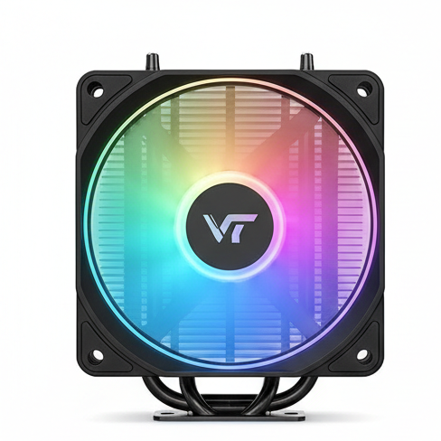 Value Top GLACIO X100 RGB 90mm Black Air CPU Cooler - Image 4