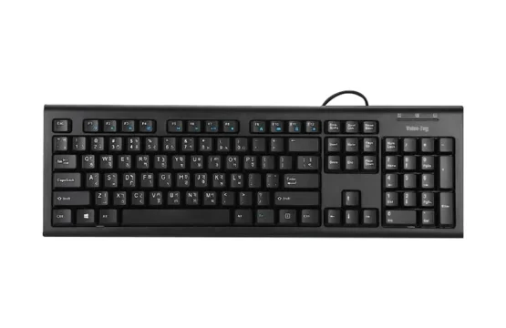 Value Top K2817U Wired Black Multimedia Office Keyboard with Bangla