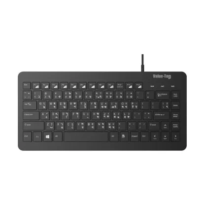 Value Top KU410B Black Wired Mini Keyboard with Bangla