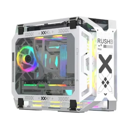 value-top-mloong-series-x-era-print-stream-mini-tower-tempered-glass-window-white-open-frame-gaming-desktop-casing