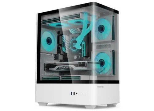 Value-Top NUBIA 20F5W-MI White Micro ATX Gaming Casing